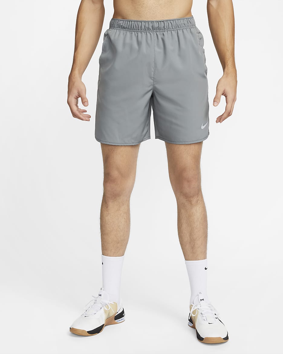 Nike challenger grey shorts online